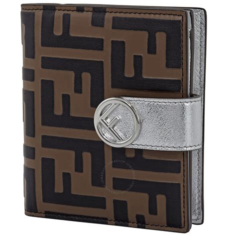 fendi leather top|Fendi leather printed bifold wallet.